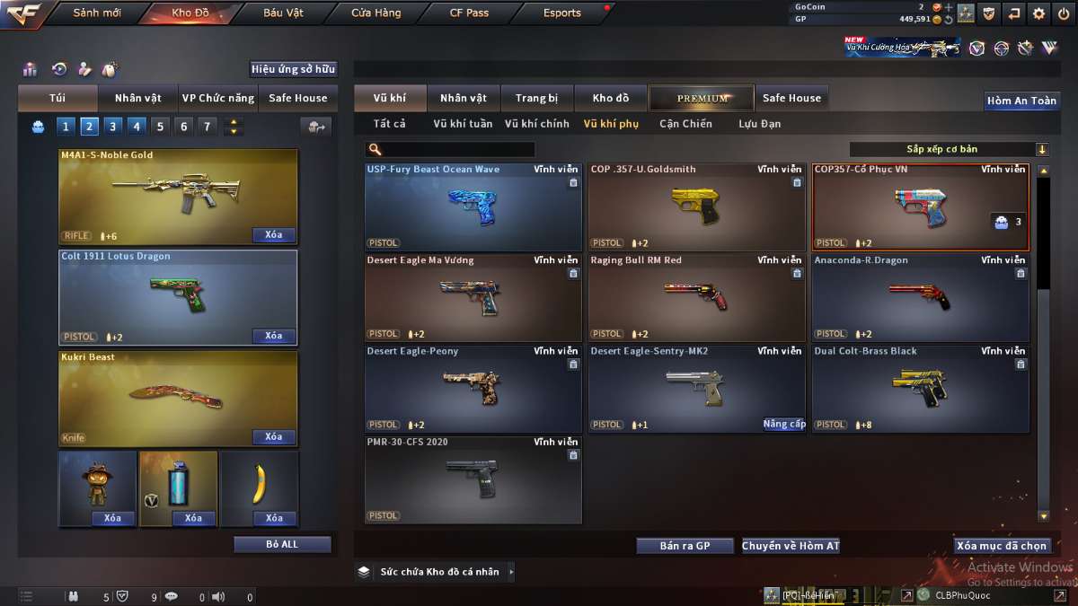 shop acc cf uy tin gia re